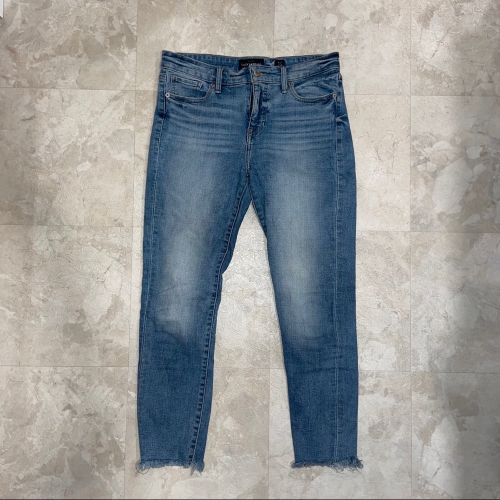 Lucky Brand Light Wash Skinny Crop Denim Jeans